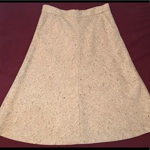 Super classic tweed A line skirt